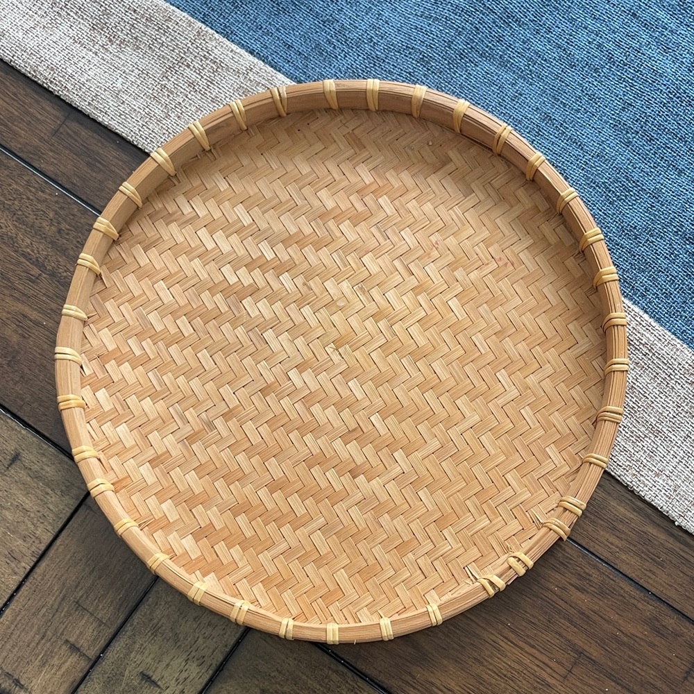 Handcrafted Bamboo Serving Tray